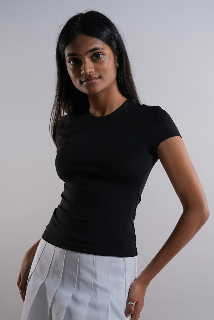 Sculptt Fitted Tee - Black