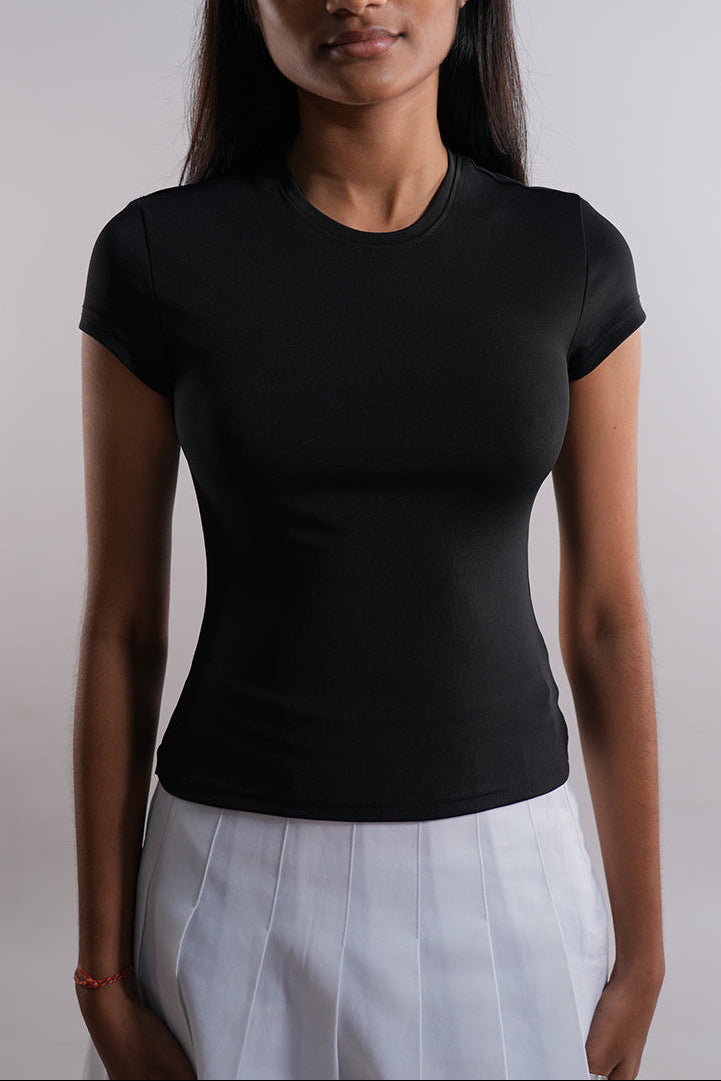 Sculptt Fitted Tee - Black